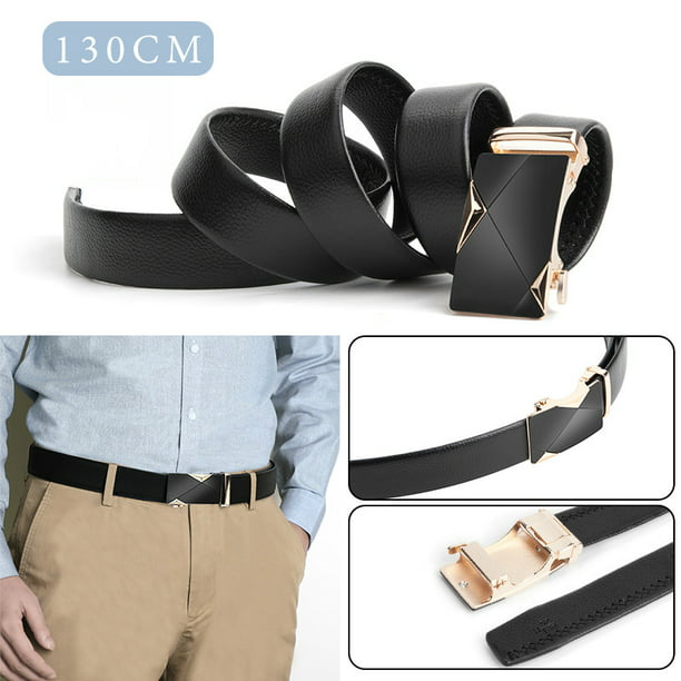 Mens Adjustable Perfect Fit Leather Belt,Ratchet Dress With Automatic Belt 